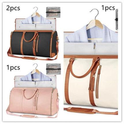 Large Foldable Travel Duffle Bag Waterproof Pink Tote