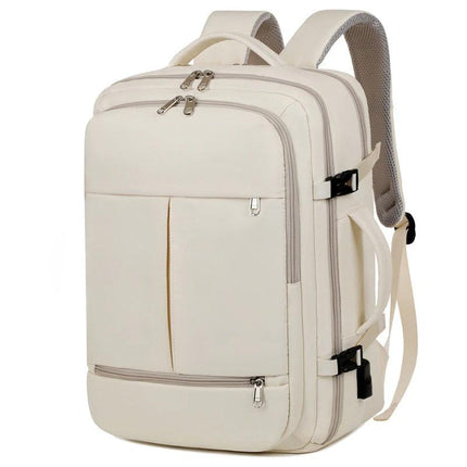 Waterproof Business Travel Backpack With 15.6 Inch Laptop Compartment