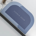 Trapezoidal Rounded Blue / 40x60cm