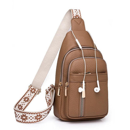 Soft PU Leather Women's Crossbody Bag For Everyday Casual Use