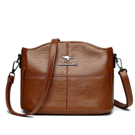 Korean Style Womens Sheepskin Crossbody Bag Large Capacity