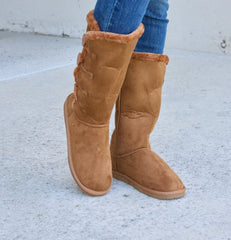 Forever Link Warm Fur Lined Flat Boots