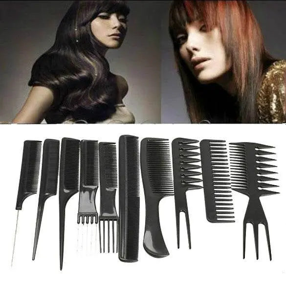 10 In 1 Beauty Tools Hair Comb Set For All Hair Types