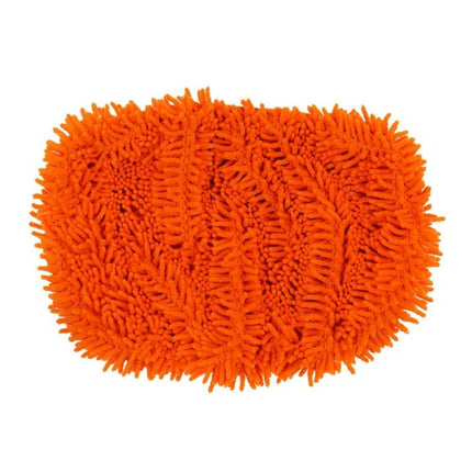 10-Inch Flat Mop Replacement Pads for Swiffer Sweeper Chenille Gray - orange chenille reusable 10-inch pad for dusting and damp mopping