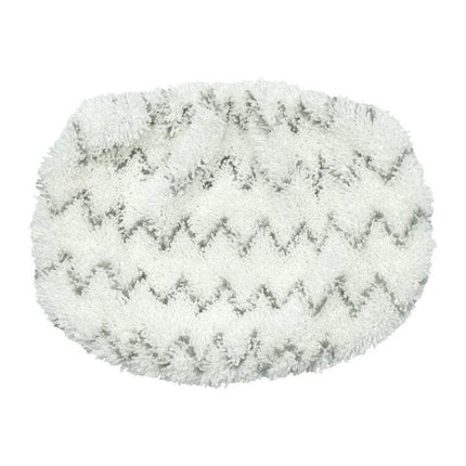 10-Inch Flat Mop Replacement Pads for Swiffer Sweeper Chenille Gray reusable chenille pad for damp or dry mopping, fits 10-inch flat mop heads