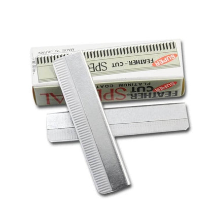 10-Piece Professional Hairdressing Scraper Blades For Eyebrow Shaping - rust-resistant steel 6.3 cm blades for precise eyebrow shaping and salon grooming