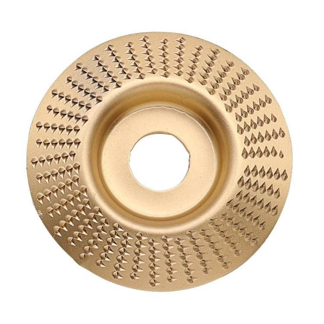 100mm Woodworking Sanding Plate For Angle Grinder Beveled Edge - 100mm high-carbon steel sanding plate with 22mm bore for beveled, curved, flat woodworking