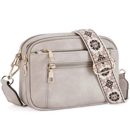 Floral Strap Crossbody Bag For Daily Commuter Essentials