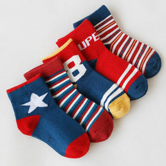 Kids' Cartoon Jacquard Socks