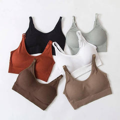 Nylon Thread Tube Top Sports Bra for Girls