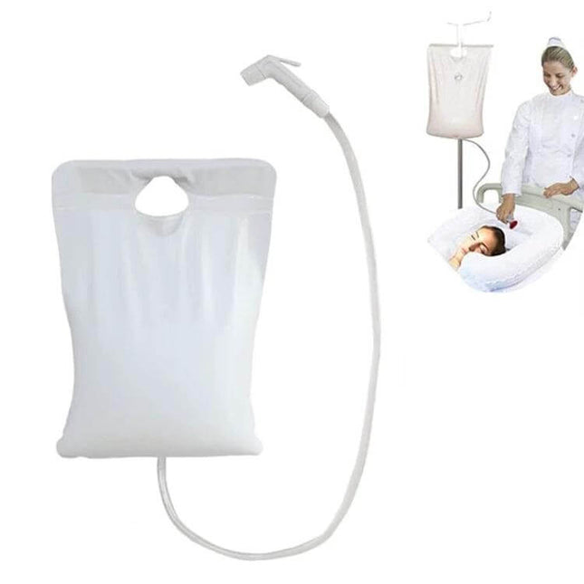 10L Outdoor Camping Portable Folding PVC Bath Water Bag hanging shower bag with nozzle and hose for camping and emergency hygiene