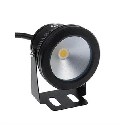 10W Underwater Spotlight For Pools And Fish Tanks - 10W aluminum LED submerged spotlight in warm white for illuminating pools, aquariums, fish and plants