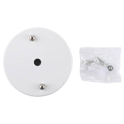 10cm Ceiling Base Plate Round Chandelier Accessories Lamp Holder heavy-duty iron round ceiling rose with 10mm center hole and mounting screws