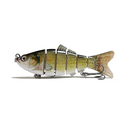 10cm Multi-Sectional Bionic Bait Hook For Long-Distance Casting realistic multi-joint green fish lure for coastal long-distance casting