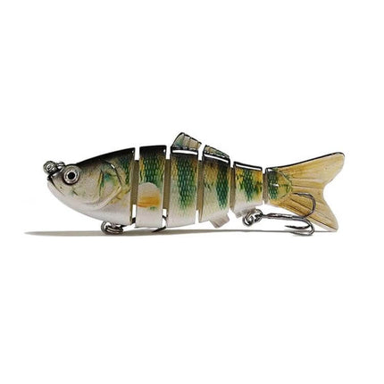 10cm Multi-Sectional Bionic Bait Hook For Long-Distance Casting realistic multi-joint lure with 3D eyes for coastal long-distance casting targeting bass and trout