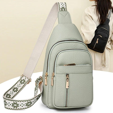 Soft PU Leather Women's Crossbody Bag For Everyday Casual Use