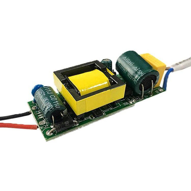 12-18W LED Driver Isolated Power Supply 85-265V AC To DC on open-frame PCB with copper-core transformer and constant-current IC for LED modules