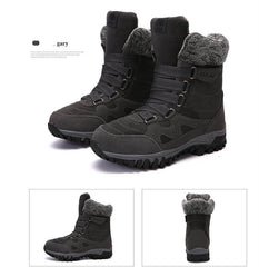 Stylish Warm Velvet Snow Boots for Women - Winter Hiking and Travel Footwear