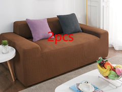 Water-Resistant Fleece Sofa Slipcover in Solid Colors