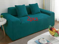 Water-Resistant Fleece Sofa Slipcover in Solid Colors