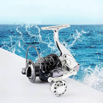 13-Axis Anti-Seawater Spinning Fishing Wheel for Sea Angling with alloy body, corrosion-resistant components, and 12+13 dual bearings