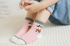 Kids' Cartoon Jacquard Socks