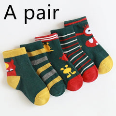 Kids' Cartoon Jacquard Socks