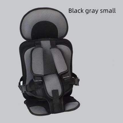 Portable Infant Safety Seat for Babies and Toddlers in Cars black gray small detachable seat back for travel and daily commutes