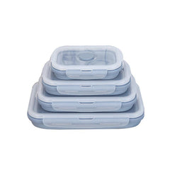 Eco-Friendly Silicone Round Lunch Container