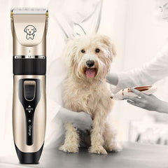 Professional Pet Grooming Clipper for Dogs and Cats - Rechargeable Hair Shaver with Ceramic Blade