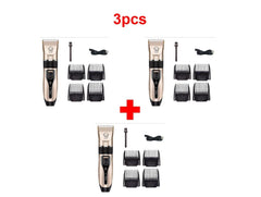 Professional Pet Grooming Clipper for Dogs and Cats - Rechargeable Hair Shaver with Ceramic Blade