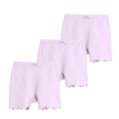 Girls' High-Waisted Safety Shorts Leggings with Anti-Empty Design