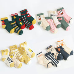 Kids' Cartoon Jacquard Socks