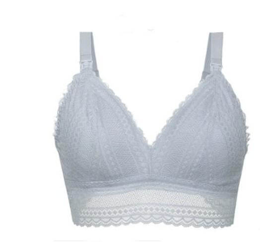 White lace full cup bra for women with cotton padding, elegant and comfortable design for perfect support.