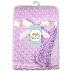 Cozy Polar Dot Newborn Swaddle Blanket - Versatile Baby Bedding & Bath Towel Wrap