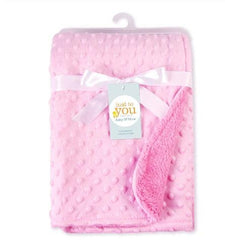 Cozy Polar Dot Newborn Swaddle Blanket - Versatile Baby Bedding & Bath Towel Wrap