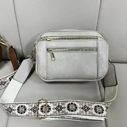 Floral Strap Crossbody Bag For Daily Commuter Essentials