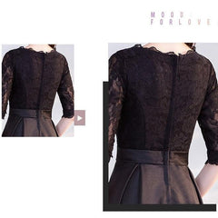 Sophisticated Long Sleeve Versatile Business and Evening Dress