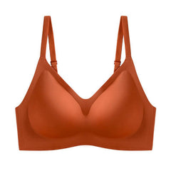 Luxurious push-up bra with no steel ring, offering unmatched comfort and a seamless fit in high-quality nylon for superior style and movement