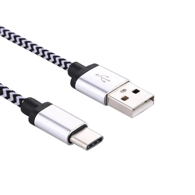 1m Woven Style USB-C Type-C 3.1 to USB 2.0 Data Cable