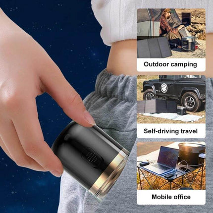 2-In-1 Mini Portable Rechargeable Electric Shaver For Travel compact floating blade head pocket-sized travel shaver for quick full-body grooming