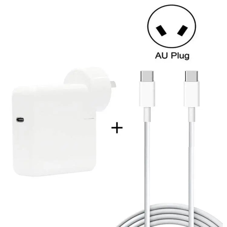 2 In 1 PD 30W USB-C 3A PD 3.0 Fast Charge Cable Set AU Plug