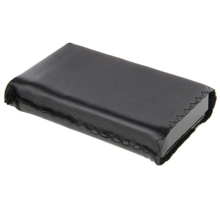 2-In-1 Pocket Jewelry Scale With Calculator And LCD compact black leather pouch case for travel and storage