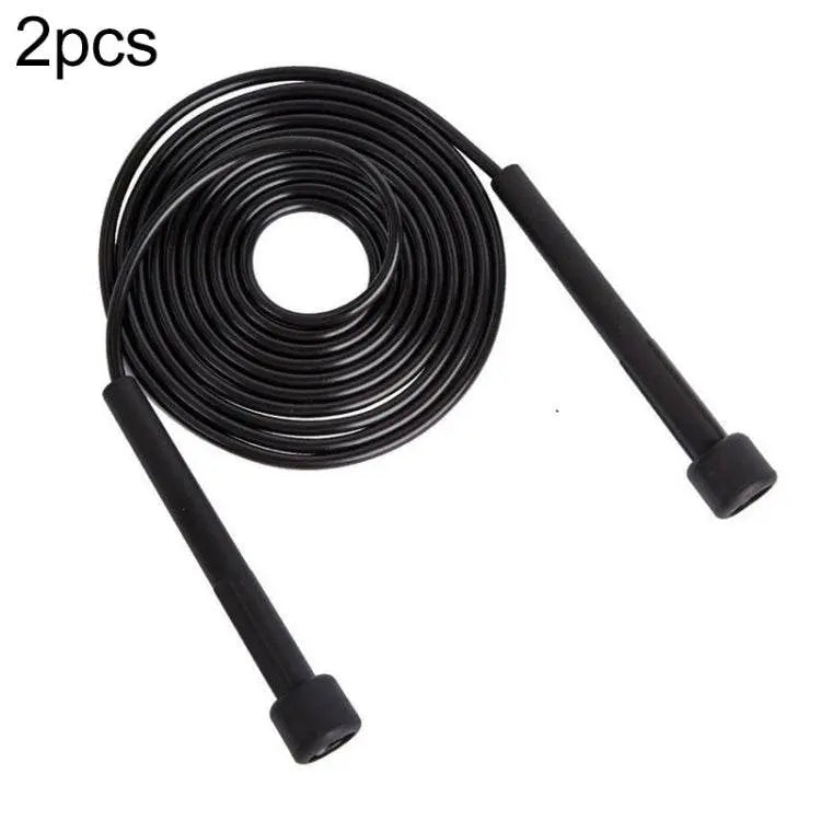 2 PCS Pen Handle Shaped Rubber Skipping Rope for Fitness