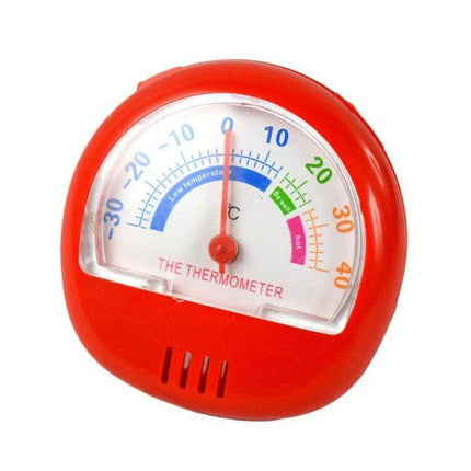 2-Pack Indoor Outdoor Freezer Thermometer With Pointer - red compact dial thermometer with clear pointer for countertop or wall use