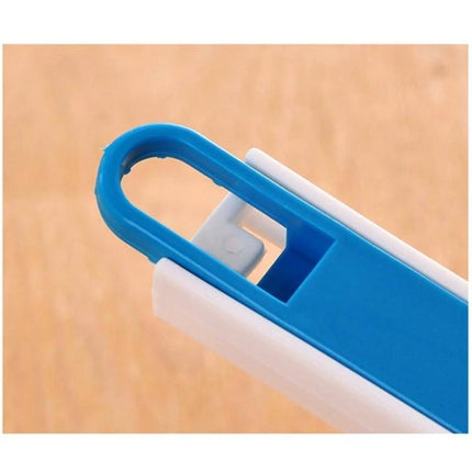 2-Pack Mini Cleaning Brush With Detachable Dustpan For Crevices compact blue and white brush and dustpan set for cleaning narrow gaps