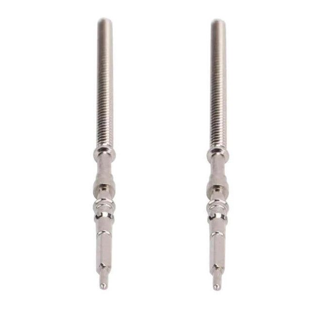 2 Pack Watch Repair Handle Parts for Winding Stem Replacement - high-hardness alloy NH35 NH36 compatible winding stems, corrosion-resistant
