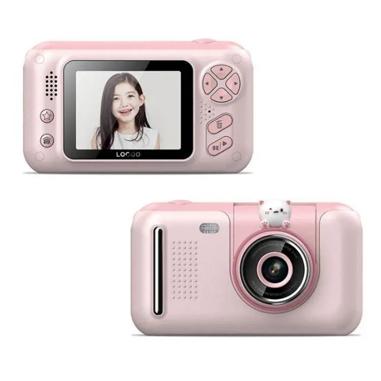 2.4 Inch Children HD Reversible Photo SLR Camera Pink Blue 