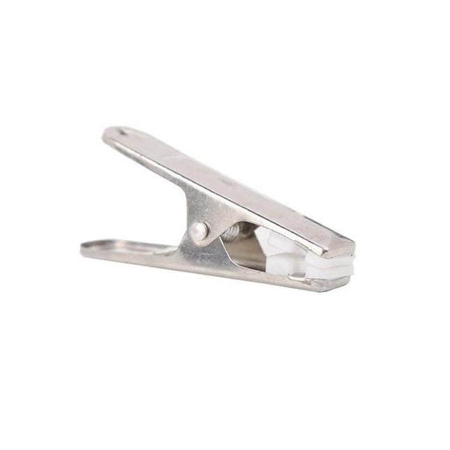 20 Pack Stainless Steel Laundry Clips For Clothes And Socks - single stainless steel clip for socks and delicate items, corrosion-resistant, durable