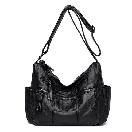 Womens Soft PU Shoulder Crossbody Bag For Everyday Use